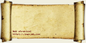 Jana Skenderi vizit kartica